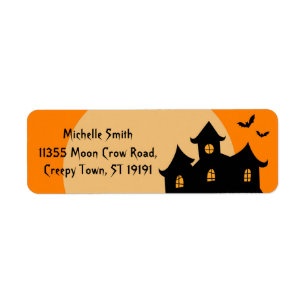 Personalized Custom Halloween Label