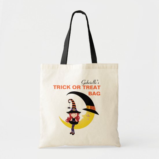 Personalized Custom Halloween Trick or Treat Bag