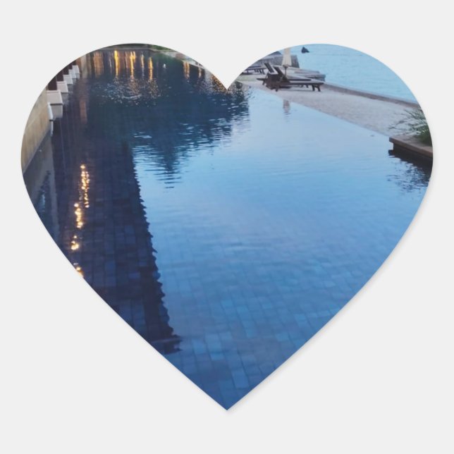 Personalized Custom Heart Sticker (Front)
