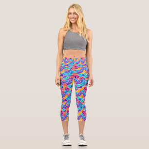 Personalized Custom High Waisted Yoga Capris