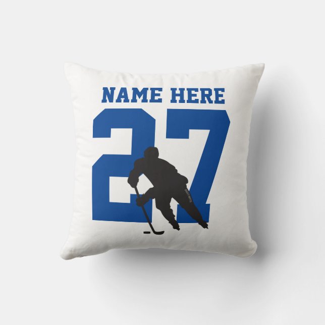 Personalized Hockey Pillow