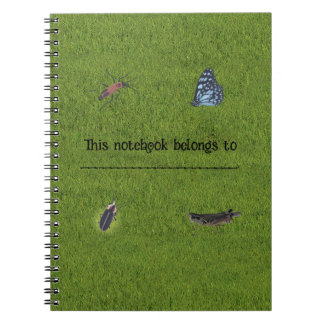 Personalized, Custom Insects Notebooks