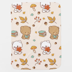 Personalized Custom Kids Bears Baby Blanket