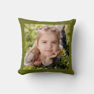 Personalized Custom Kids Photo Throw Pillow