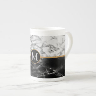 Personalized Custom Letter Bone China Mug