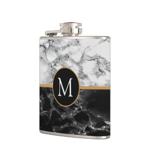 Personalized Custom Letter Flask