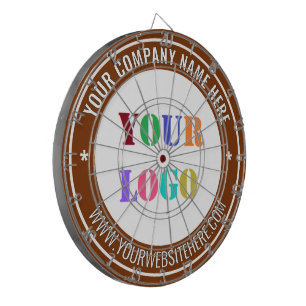 Personalized Custom Logo and Text Dart Board