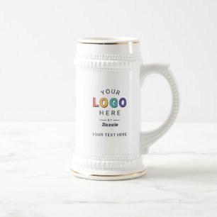 Personalized Custom Logo Business Beer Stein