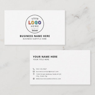Personalized Custom Logo Business Card