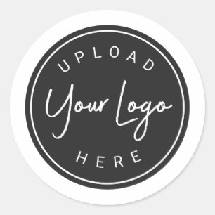 Personalized Custom Logo Business Classic Round Sticker