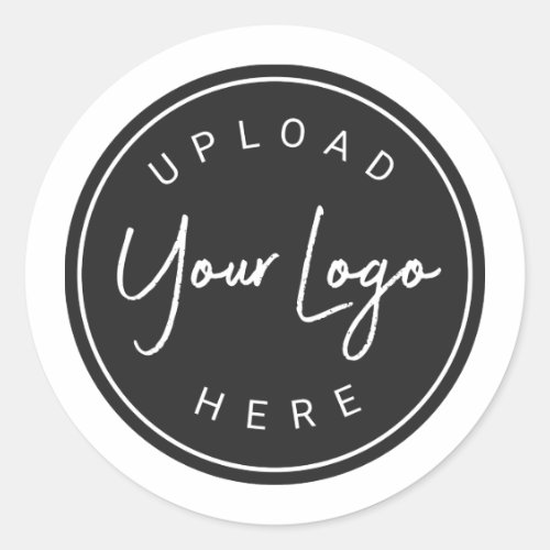 Personalized Custom Logo Business Classic Round Sticker