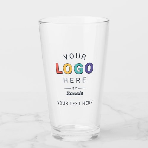 Personalized Custom Logo Business Glass