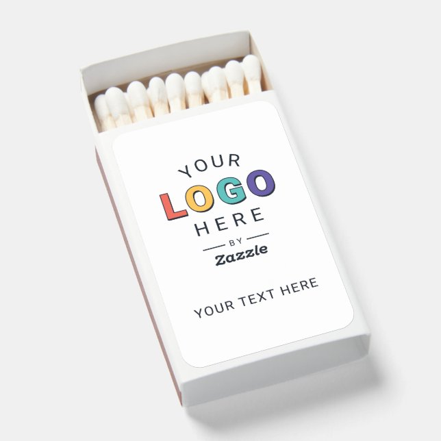Personalized Custom Logo Business Matchboxes (Front Open)