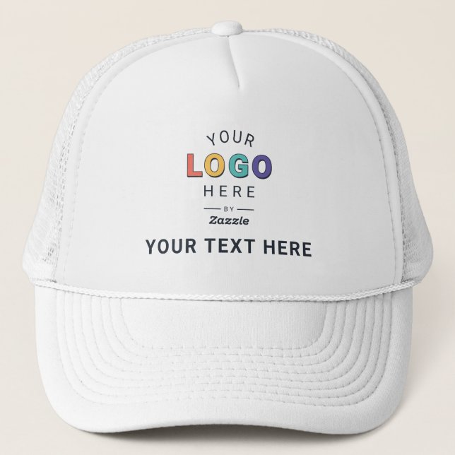 Personalized Custom Logo Business Trucker Hat (Front)