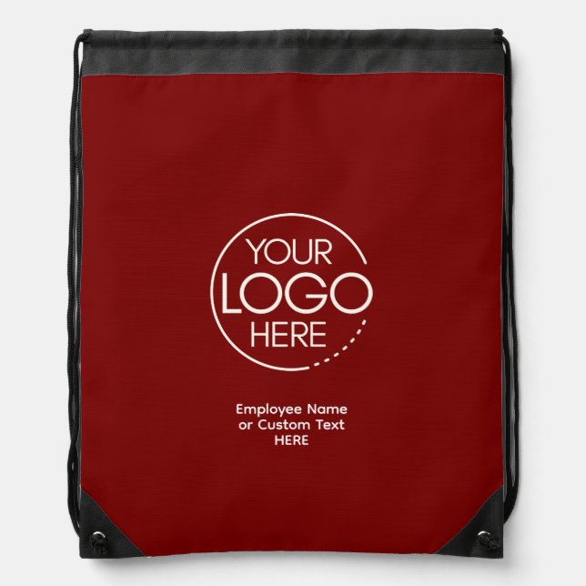 Personalized Custom Logo Drawstring Bag (Front)