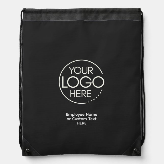 Personalized Custom Logo Drawstring Bag (Front)