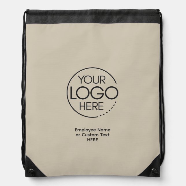 Personalized Custom Logo Drawstring Bag (Front)