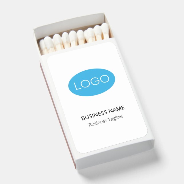  Personalized, Custom Logo Matchboxes (Front Open)