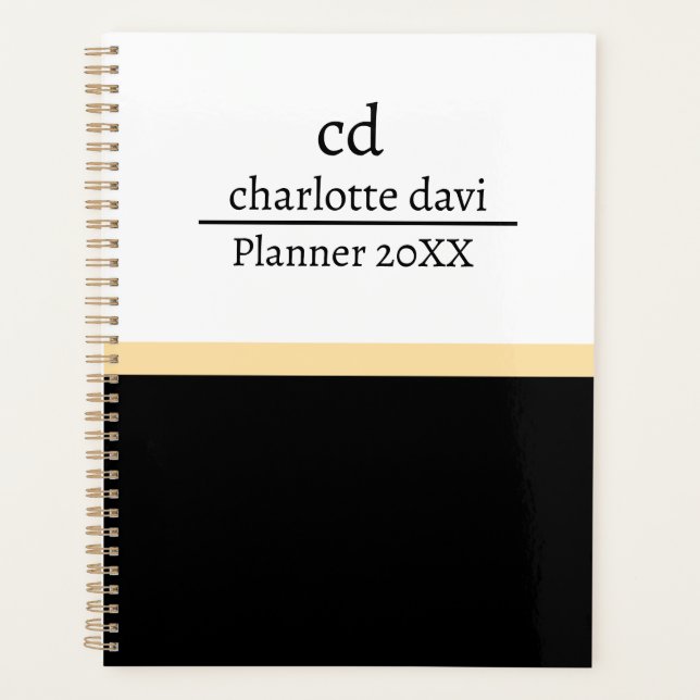Personalized Custom Logo Name Business Office Planner (Front)