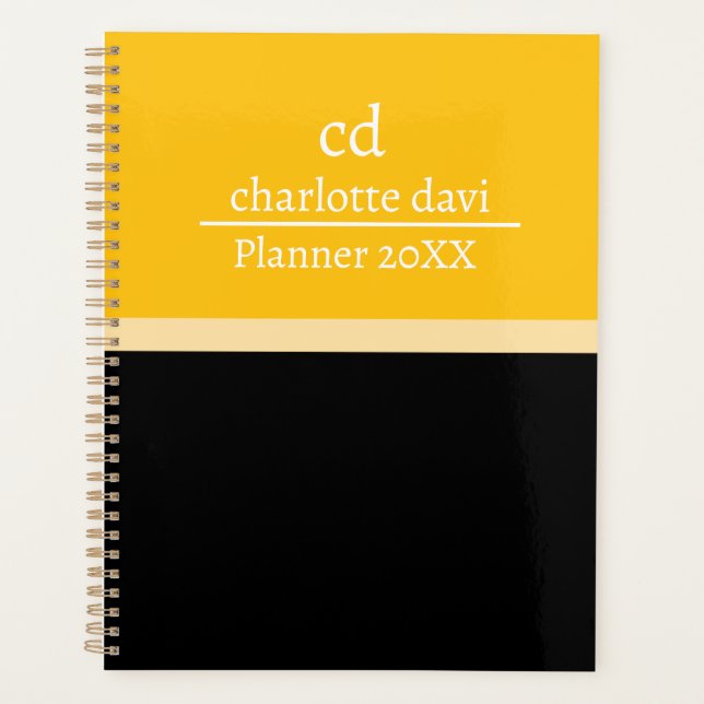 Personalized Custom Logo Name Business Office Planner (Front)
