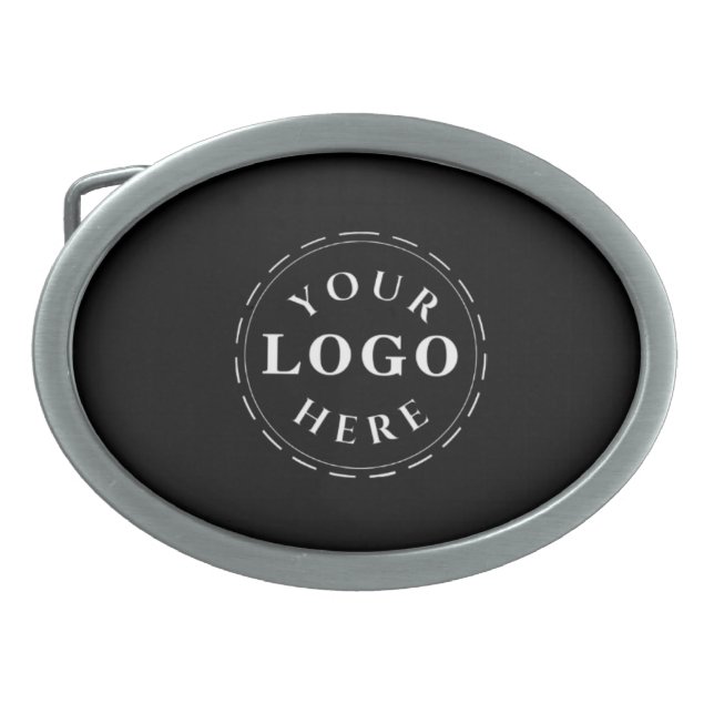 Personalized Custom Logo Premium Metal Belt Buckle (Front)