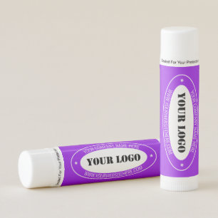 Personalized Custom Logo Text Lip Balm Your Colors
