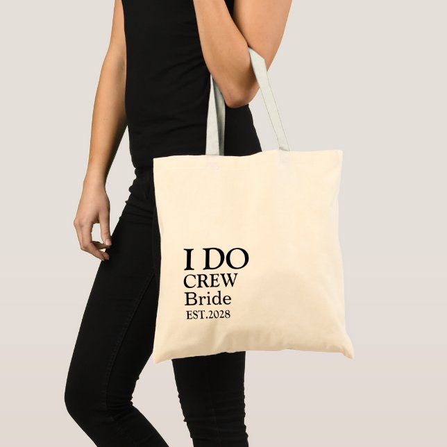 Personalized Custom Love in Full Bloom Bride Tote Bag (Front (Product))