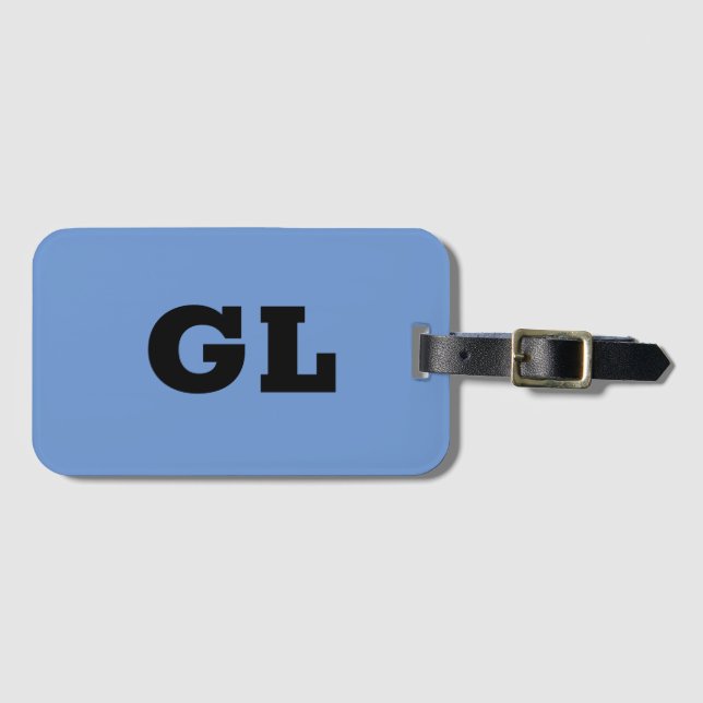 Personalized/Custom Luggage Tag (Front Horizontal)