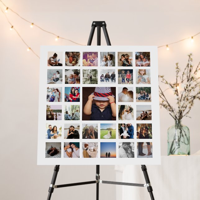 Personalized Custom Made Collage Foam Board (In Situ (Stand))