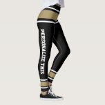 Personalized Custom Made Leggings<br><div class="desc">Easy to Personalize Custom Made leggings from Ricaso - add your own text - change the background color and text color and font by clicking on customize</div>