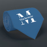 Personalized Custom Made Monogrammed Neck Tie<br><div class="desc">Personalized Custom Made Monogrammed tie by Ricaso - add your own monogram / initial and name to this customizable neck tie (available in other colors in store)</div>