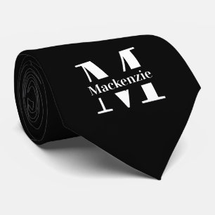 Personalized Custom Made Monogrammed Neck Tie