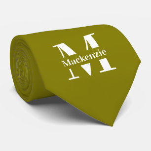 Personalized Custom Made Monogrammed Neck Tie