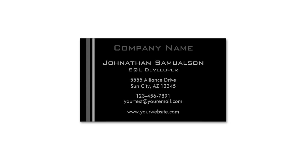 Personalized Custom Business Cards Zazzle