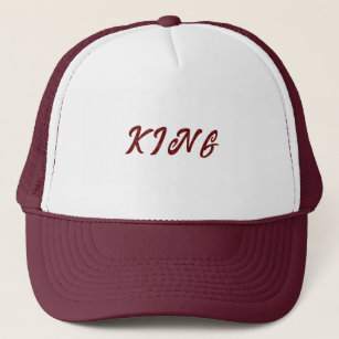 Personalized Custom Maroon Color Trucker Hats Caps