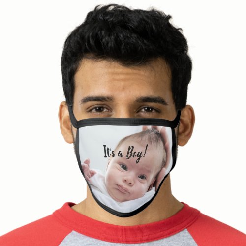 Personalized Custom Message Photo Face Mask