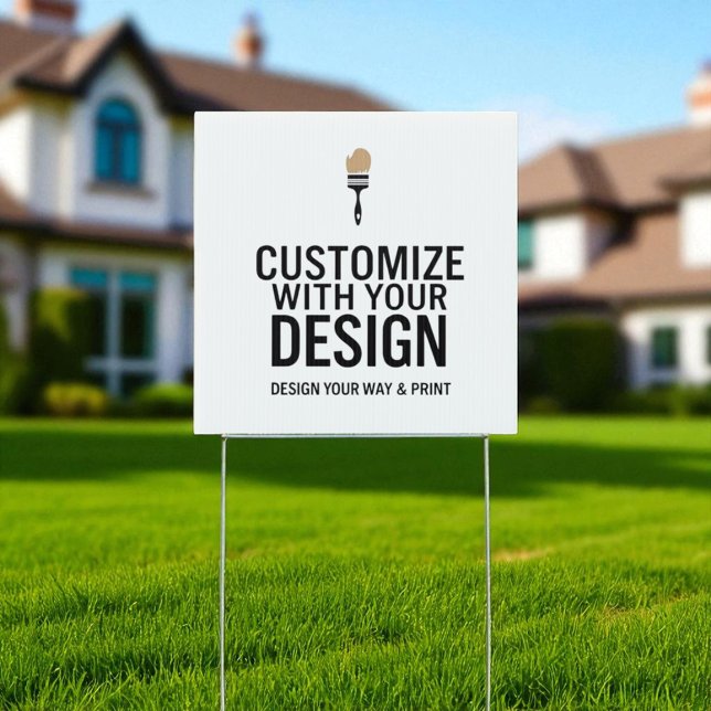 Personalized Custom Minimalist Company Yard Sign (Creator Uploaded)