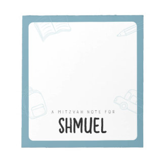 Personalized Custom Mitzvah Notes