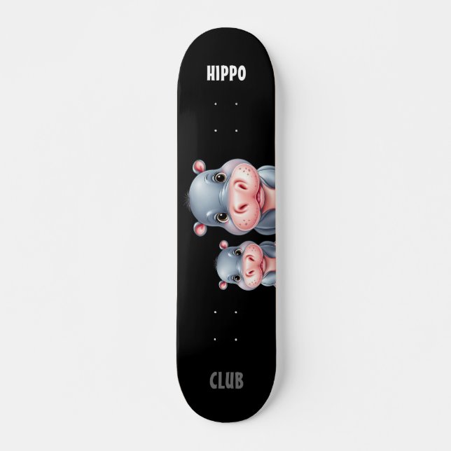 Personalized Custom Modern Skater Skateboard Deck (Front)