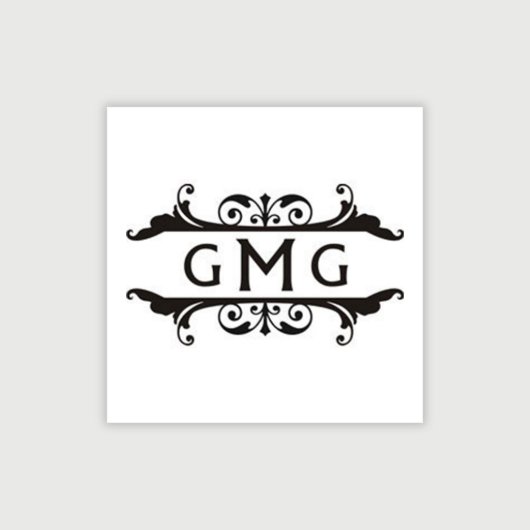 Personalized Custom Monogram Decorative Embosser (Design View)