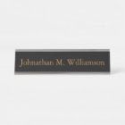 Personalized Custom Monogram Desk Name Plate