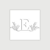 Personalized Custom Monogram Embosser Seal (Design View)