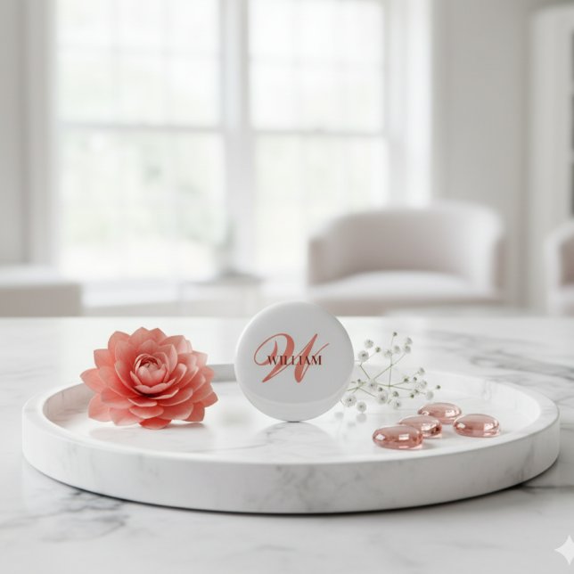 Personalized Custom Monogram Gift Button (Creator Uploaded)