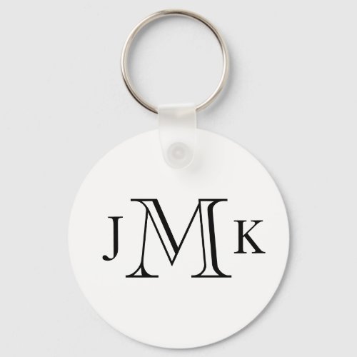 Personalized Custom Monogram Keychain