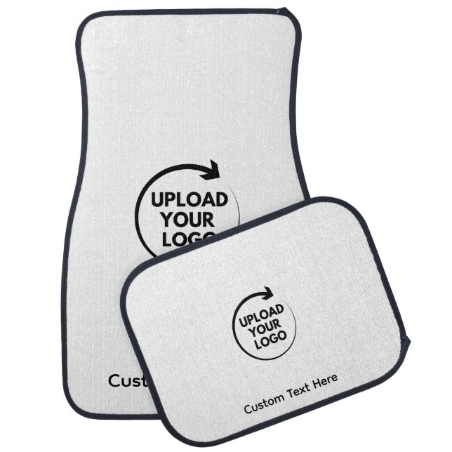 Personalized Custom Monogram, Name & Logo Car Floor Mat (Set)