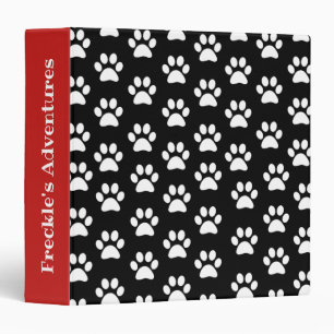 Personalized Custom Monogram Pet Binder