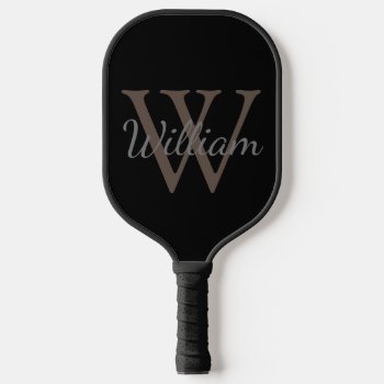 Personalized Custom Monogrammed Pickleball Paddle by bestipadcasescovers at Zazzle