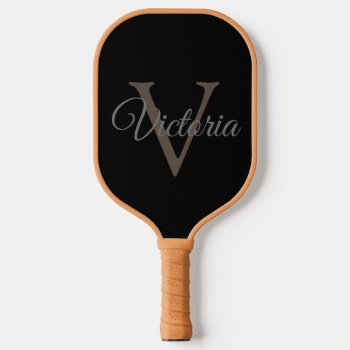 Personalized Custom Monogrammed Pickleball Paddle by bestgiftideas at Zazzle
