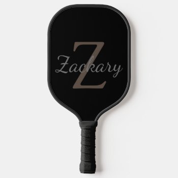 Personalized Custom Monogrammed Pickleball Paddle by ReligiousStore at Zazzle