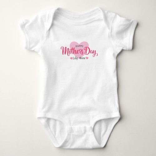 Personalized Custom Mothers Day  Bodysuit